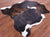 Brindle Tricolor Natural Cowhide Rug - Large 6'4"H x 6'0"W