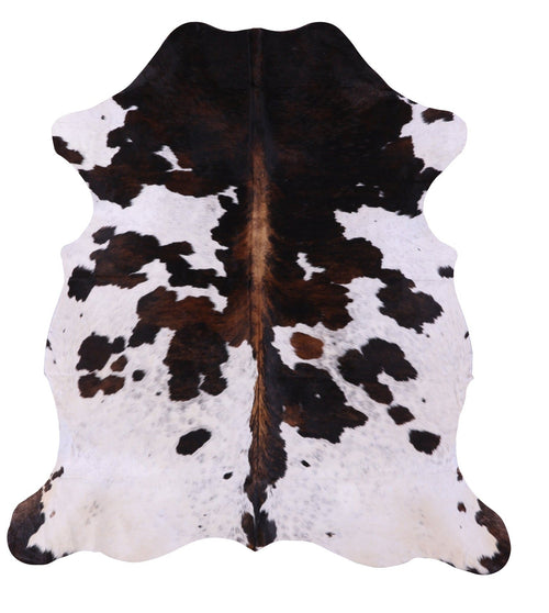 Tricolor Natural Cowhide Rug - Large 6'6