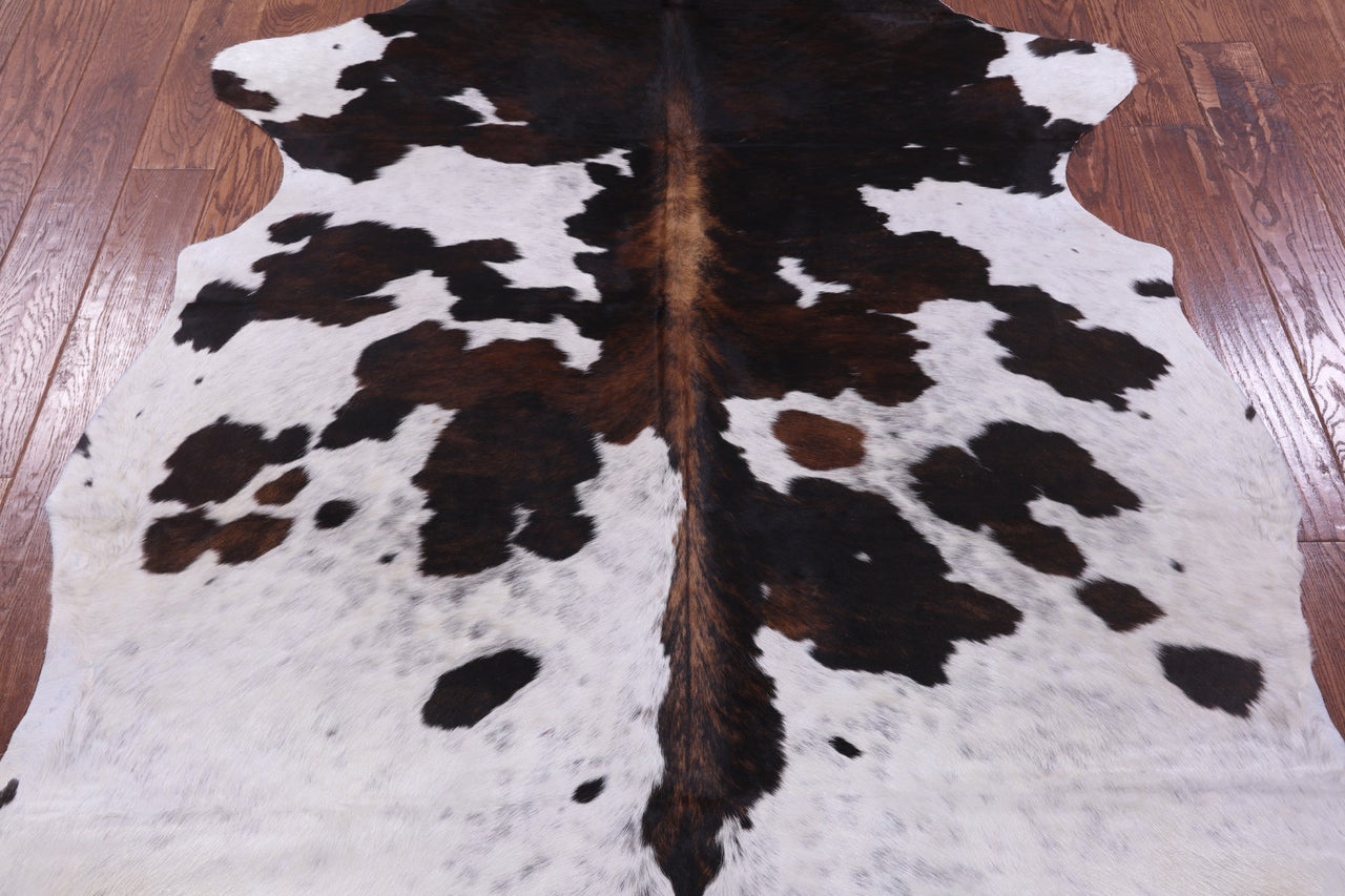 Salt & Pepper Natural Cowhide Rug - Large 6'6"H x 6'0"W