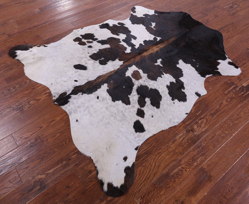 Tricolor Natural Cowhide Rug - Large 6'6