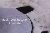 Thumbnail for Salt & Pepper Natural Cowhide Rug - Medium 6'6