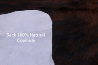 Thumbnail for Brindle Natural Cowhide Rug - Medium 6'9