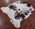 Salt & Pepper Natural Cowhide Rug - Medium 6'4"H x 5'7"W