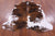 Brindle Natural Cowhide Rug - Medium 6'10"H x 5'9"W