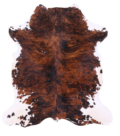 Brindle Natural Cowhide Rug - Large 6'5