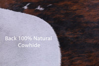 Thumbnail for Brindle Natural Cowhide Rug - Medium 6'5