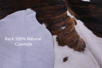 Thumbnail for Tricolor Natural Cowhide Rug - Medium 7'3