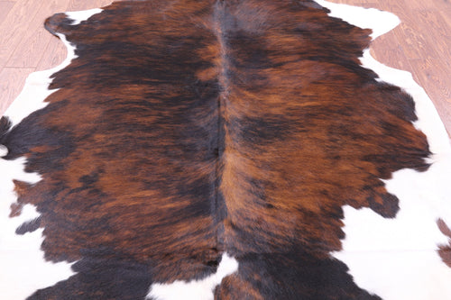 Brindle Natural Cowhide Rug - Medium 6'0