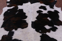 Thumbnail for Tricolor Natural Cowhide Rug - Medium 6'10