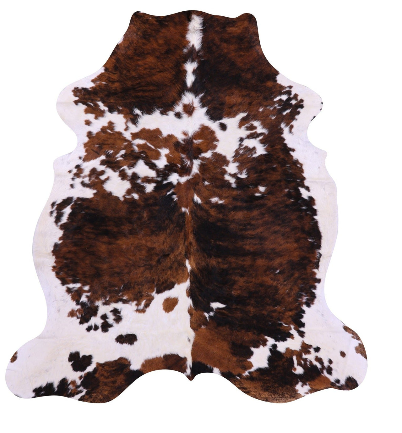 Salt & Pepper Natural Cowhide Rug - Medium 6'6"H x 5'11"W