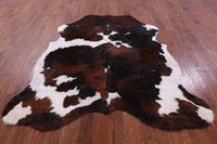 Thumbnail for Tricolor Natural Cowhide Rug - Medium 6'10