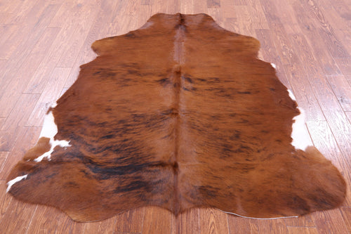 Brown Natural Cowhide Rug - Large 6'4