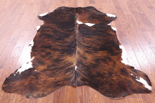 Brindle Natural Cowhide Rug - Large 6'5