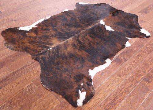 Brindle Natural Cowhide Rug - Large 6'5