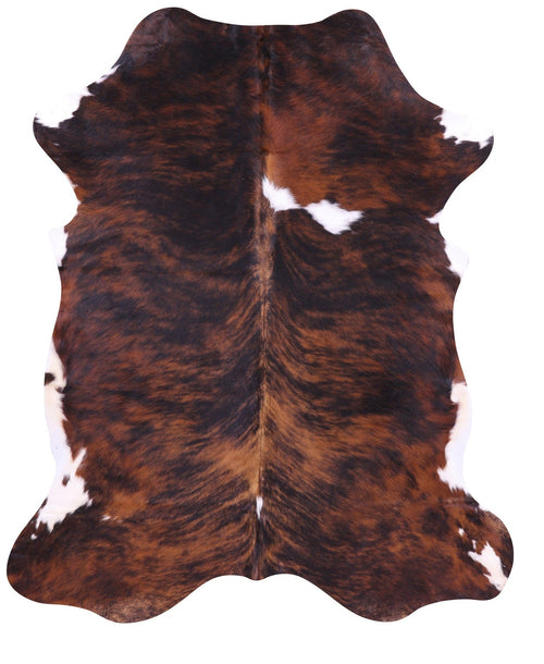 Brindle Natural Cowhide Rug - Large 6'5