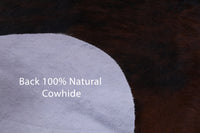 Thumbnail for Brindle Natural Cowhide Rug - Medium 6'9
