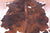 Brindle Natural Cowhide Rug - Medium 6'9"H x 5'10"W