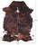 Brindle Natural Cowhide Rug - Medium 6'4"H x 5'2"W