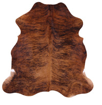Thumbnail for Brindle Natural Cowhide Rug - Medium 6'6