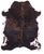 Brindle Natural Cowhide Rug - Medium 6'4"H x 5'0"W