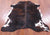 Brindle Natural Cowhide Rug - Medium 6'4"H x 5'0"W