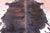 Brindle Natural Cowhide Rug - Medium 6'4"H x 5'0"W