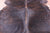 Dark Brindle Natural Cowhide Rug - Large 6'5"H x 6'6"W