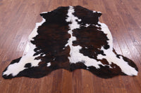 Thumbnail for Tricolor Natural Cowhide Rug - Large 6'4