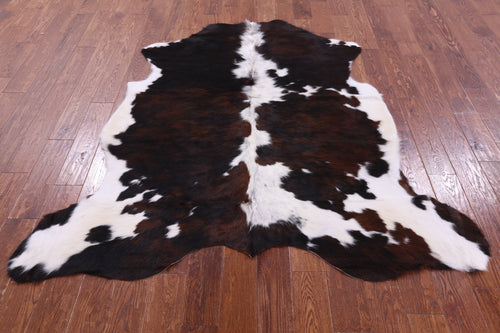 Tricolor Natural Cowhide Rug - Large 6'4