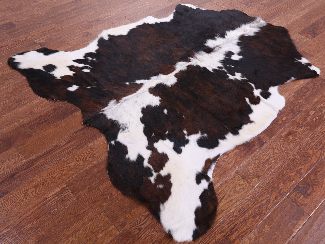 Tricolor Natural Cowhide Rug - Large 6'4"H x 6'0"W