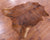 Brindle Natural Cowhide Rug - Large 6'4"H x 5'9"W