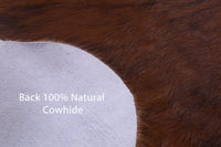 Thumbnail for Brindle Natural Cowhide Rug - Medium 6'4