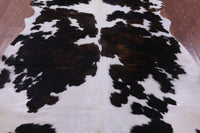 Thumbnail for Black & White Natural Cowhide Rug - Medium 6'9