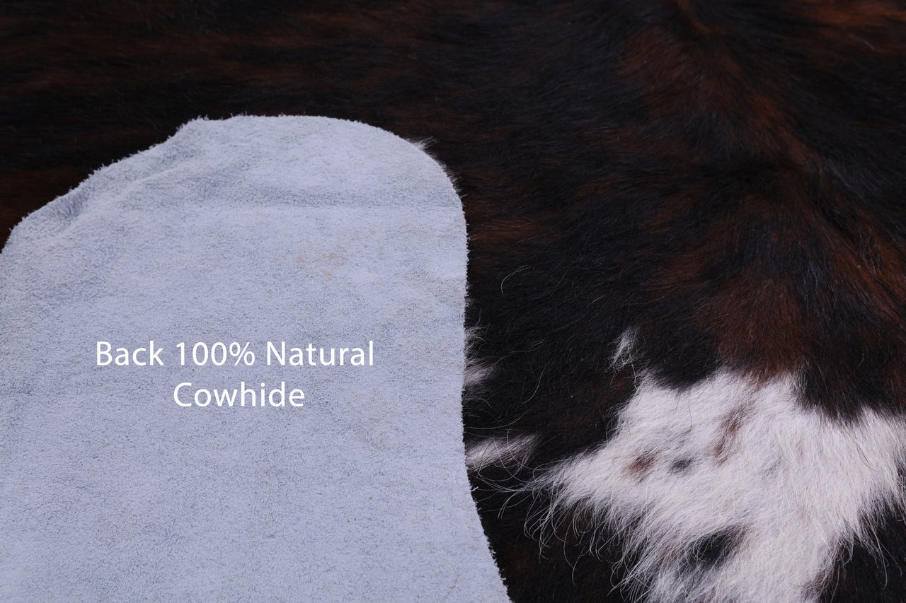Brindle Natural Cowhide Rug - Medium 6'5"H x 5'8"W