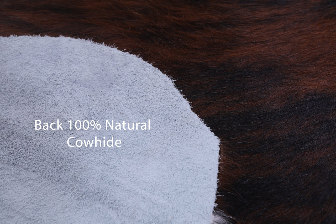 Brindle Natural Cowhide Rug - Large 6'4"H x 5'10"W