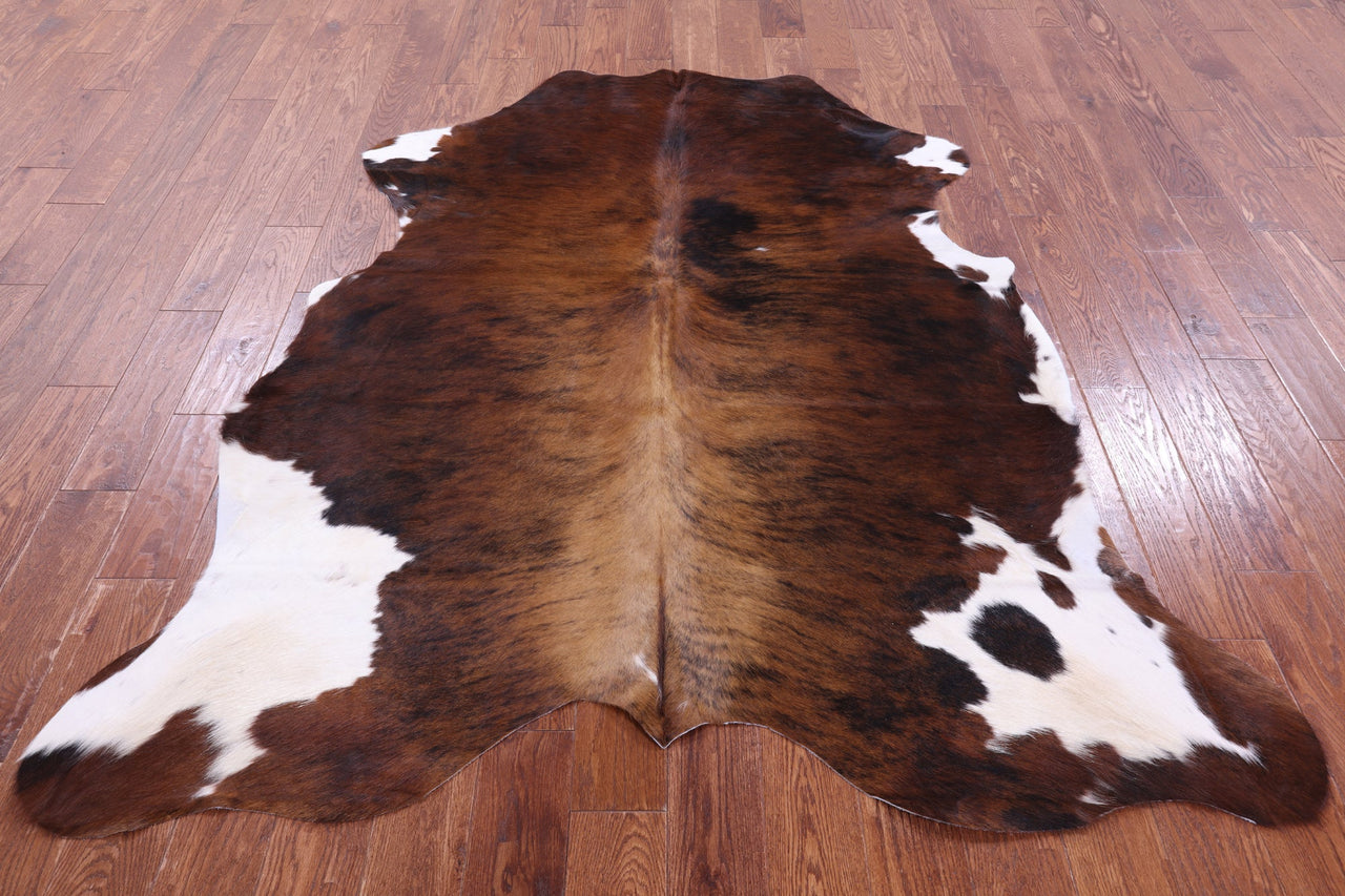 Brindle Natural Cowhide Rug - Large 6'7"H x 5'9"W