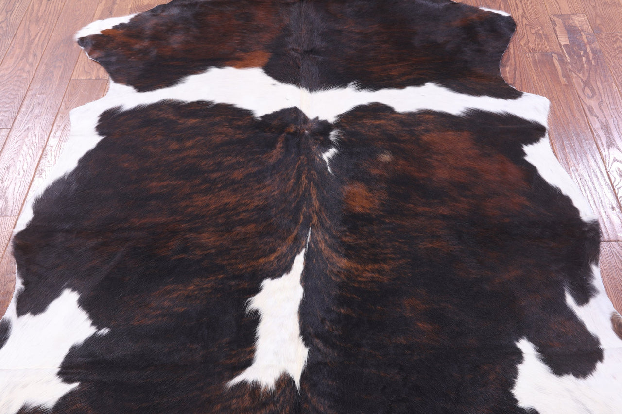 Brindle Natural Cowhide Rug - Large 6'7"H x 6'2"W