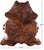 Brindle Brown Natural Cowhide Rug - Medium 6'7"H x 6'0"W