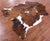 Tricolor Natural Cowhide Rug - Medium 6'2"H x 5'4"W