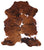 Tricolor Natural Cowhide Rug - Medium 6'2"H x 5'4"W