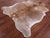 Brindle Natural Cowhide Rug - Medium 6'6"H x 5'9"W