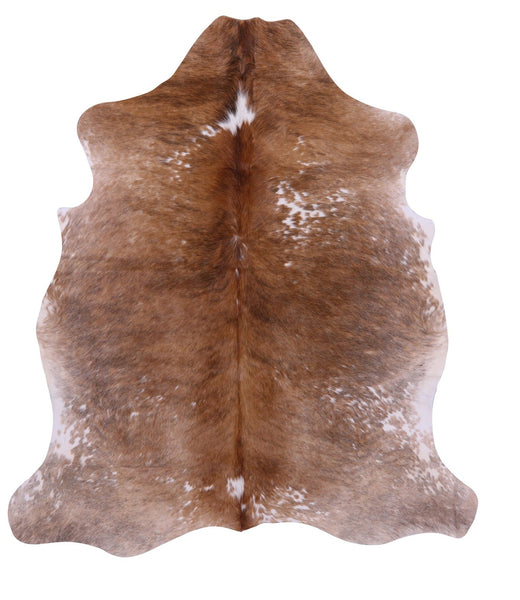 Brindle Natural Cowhide Rug - Medium 6'6"H x 5'9"W