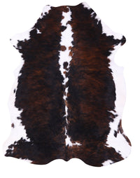 Thumbnail for Brindle Natural Cowhide Rug - Medium 6'3