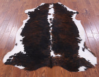 Thumbnail for Brindle Natural Cowhide Rug - Medium 6'3