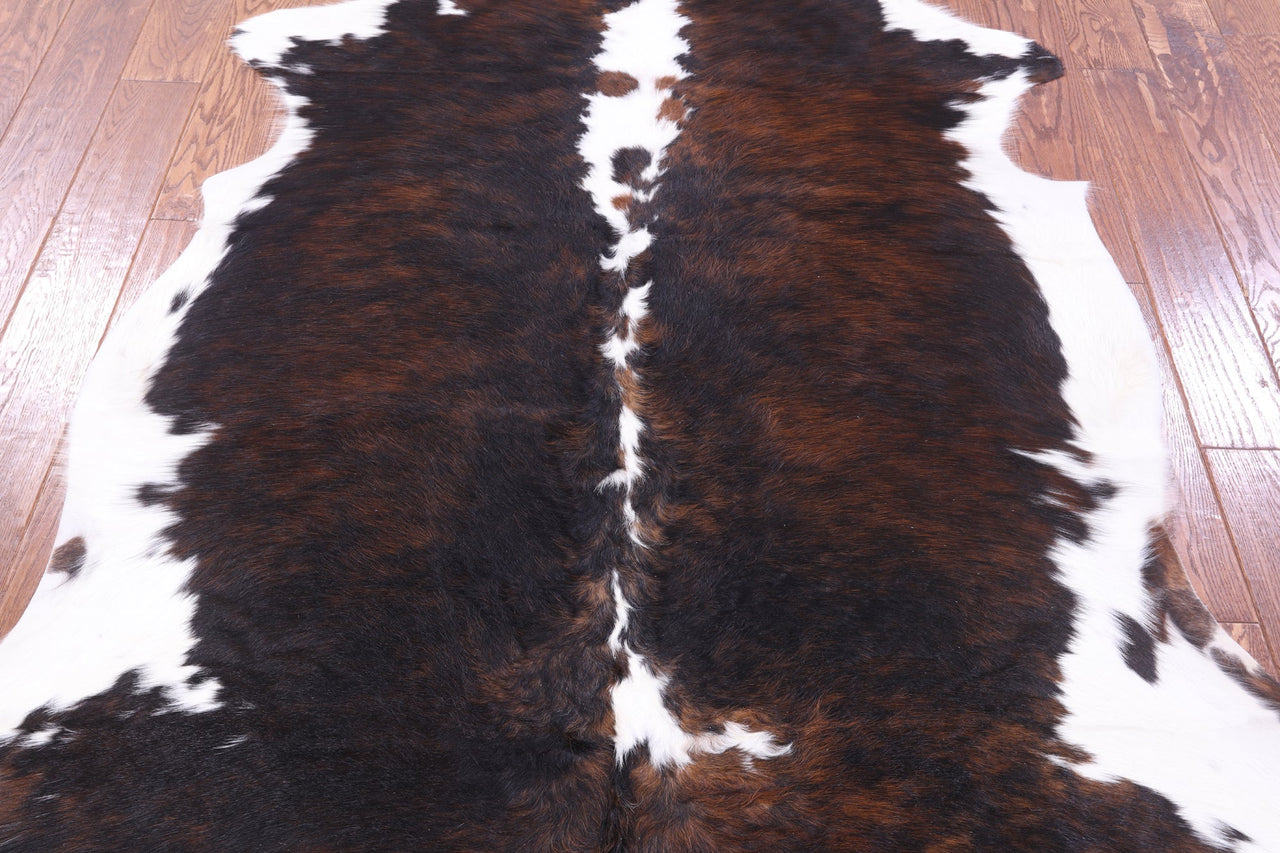 Brindle Natural Cowhide Rug - Medium 6'3"H x 5'0"W