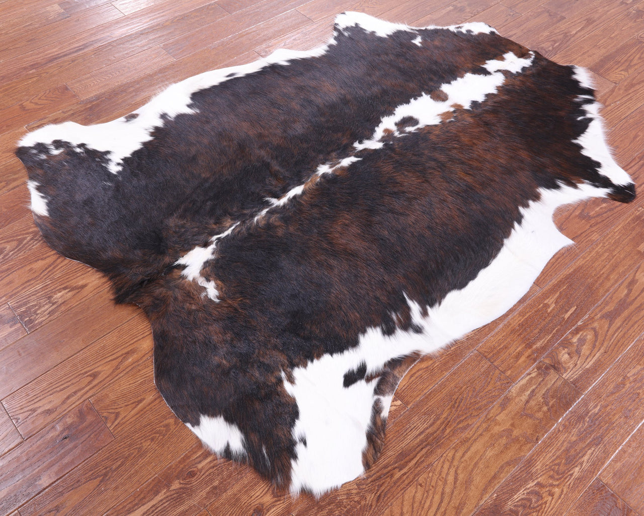 Brindle Natural Cowhide Rug - Medium 6'3"H x 5'0"W