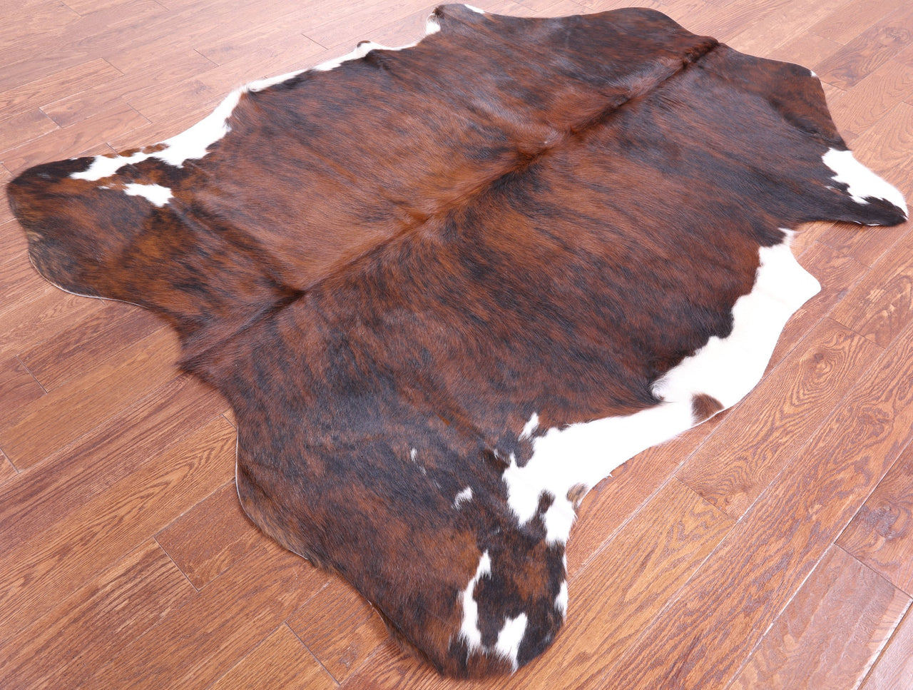 Brindle Natural Cowhide Rug - Large 6'7"H x 5'3"W