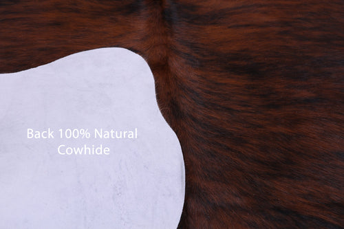 Brindle Natural Cowhide Rug - Large 6'7