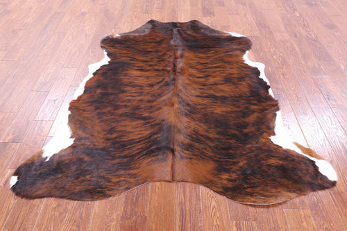 Brindle Natural Cowhide Rug - Large 6'5