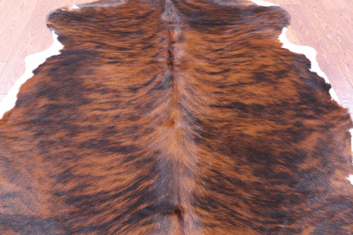 Brindle Natural Cowhide Rug - Large 6'5